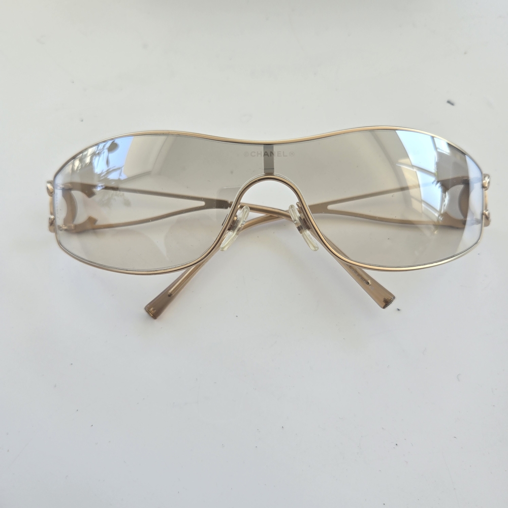 Chanel Gold Women's Sunglasses